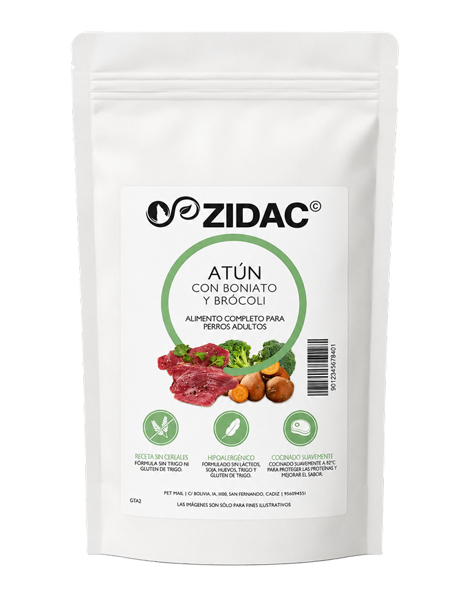 Atun con boniato y brocoli