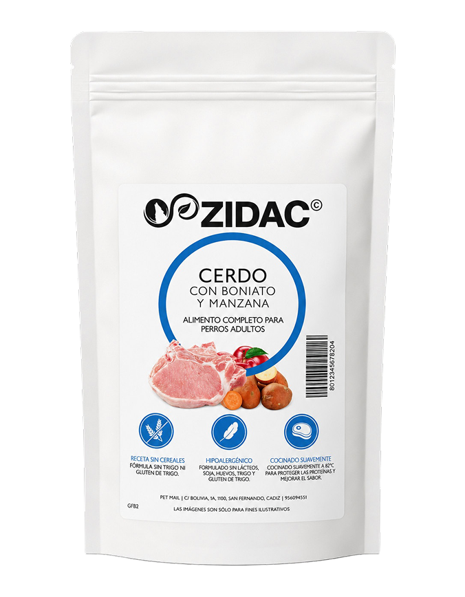 Cerdo con boniato y manzana
