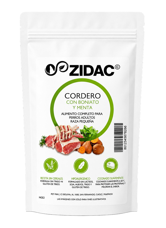 Cordero con boniato y menta